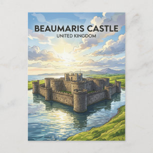Beaumaris Castle, Anglesey United Kingdom Postcard