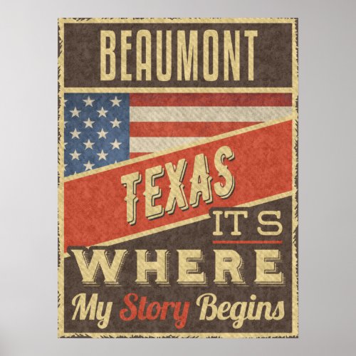 Beaumont Texas Poster