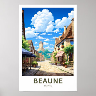 Beaune France Travel Print