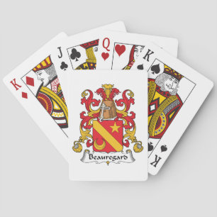 Beauregard Family Crest Poker Cards