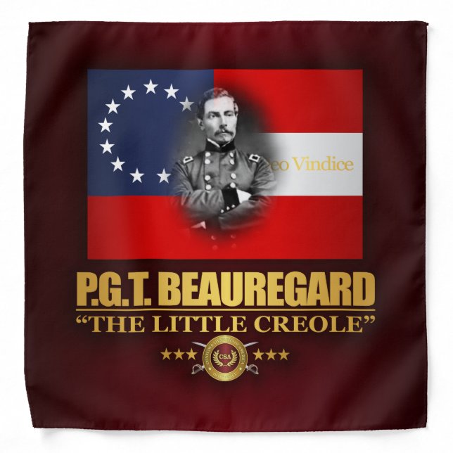 Beauregard (Southern Patriot) Bandana (Front)