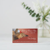 Beauté Salon Day Spa Massage Therapy Aromatherapy Business Card (Standing Front)