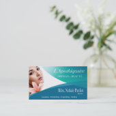 Beauté Salon Day Spa Massage Therapy Aromatherapy Business Card (Standing Front)