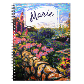 Beauteful Omniseasonal Garden with your Name Notebook