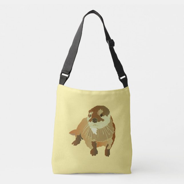beautful cute yellow otter bag (Front)