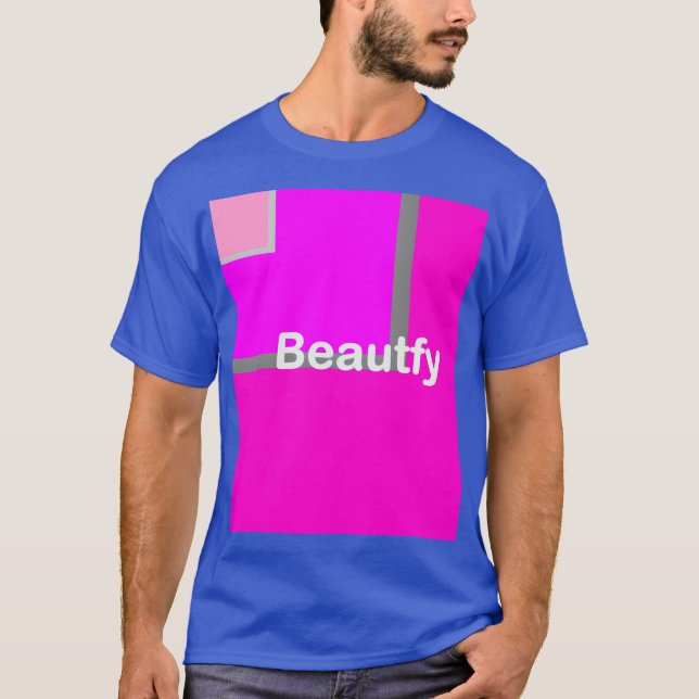 Beautfy blue men or women T-Shirt (Front)