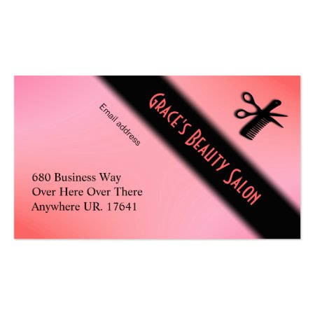 Beautician Business Card