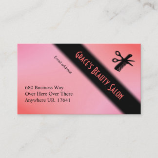 Beautician Business Card