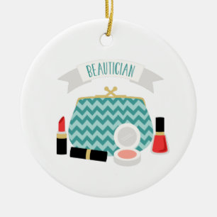 Beautician Ceramic Ornament