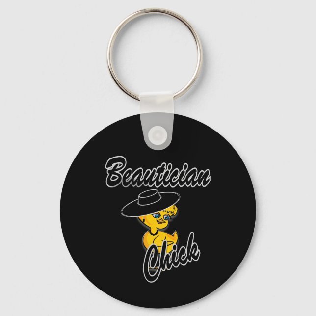 Beautician Chick #4 Keychain (Front)