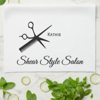 Beautician Custom Name  Towels