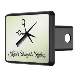Beautician Design Apple Green Hitch Cover