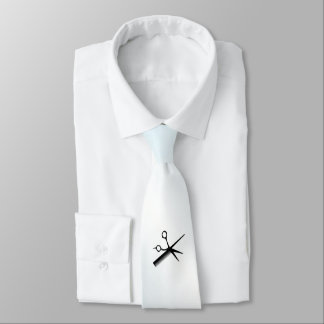 Beautician Design Blue Neck Tie