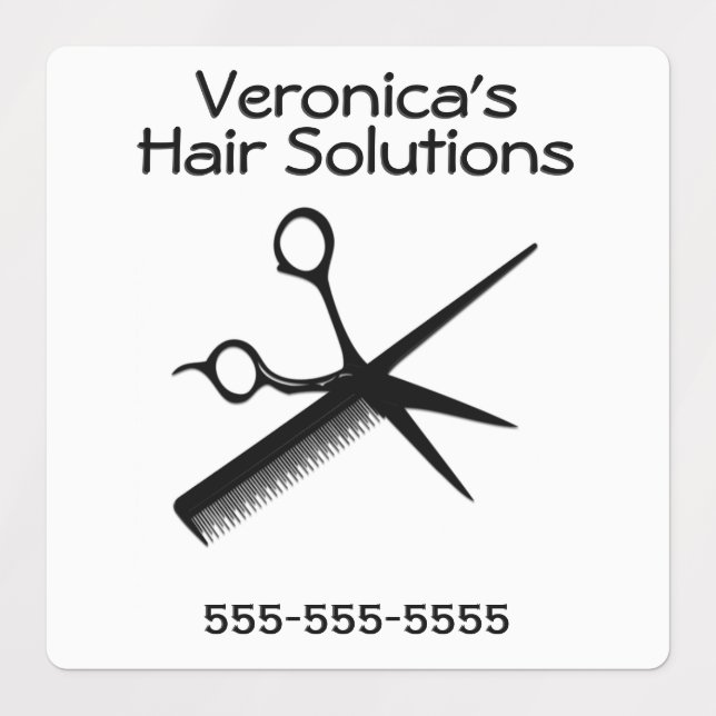 Beautician Design Business Salon Labels (Design 1)