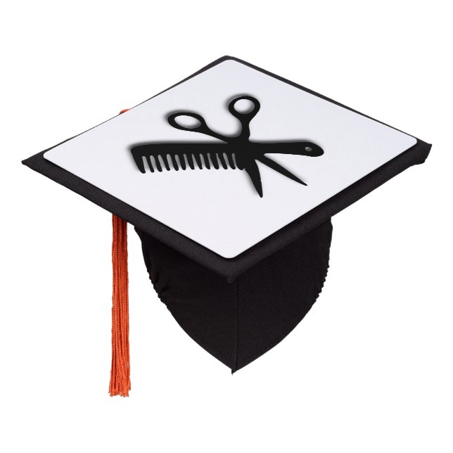 Beautician Design Graduation Cap Topper (Angled)