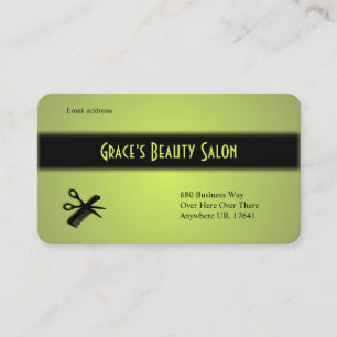 Beautician Design Lemon Lime Business Card