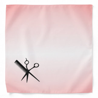 Beautician Design Pink Bandana