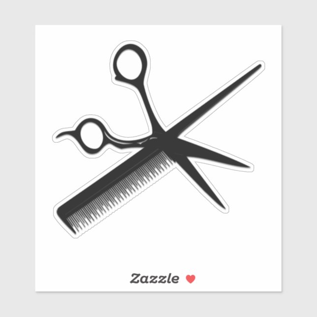Beautician Design Pink Sticker (Sheet)