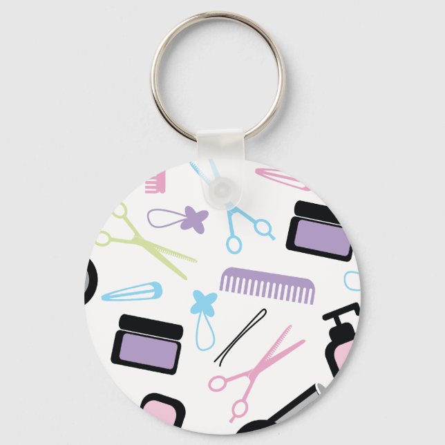 Beautician Gift Idea Keychain (Front)