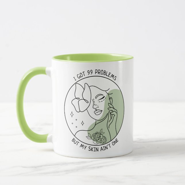 beautician, gift skincare consultant esthetician mug (Left)