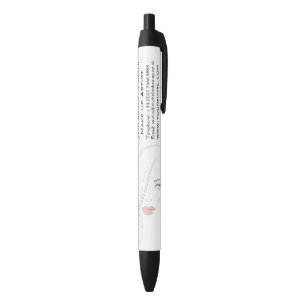 Beautician Modern Elegant Blush Pink Beauty Girl Pen