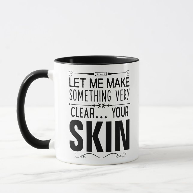 beautician Skincare consultant gift esthetician Mug (Left)