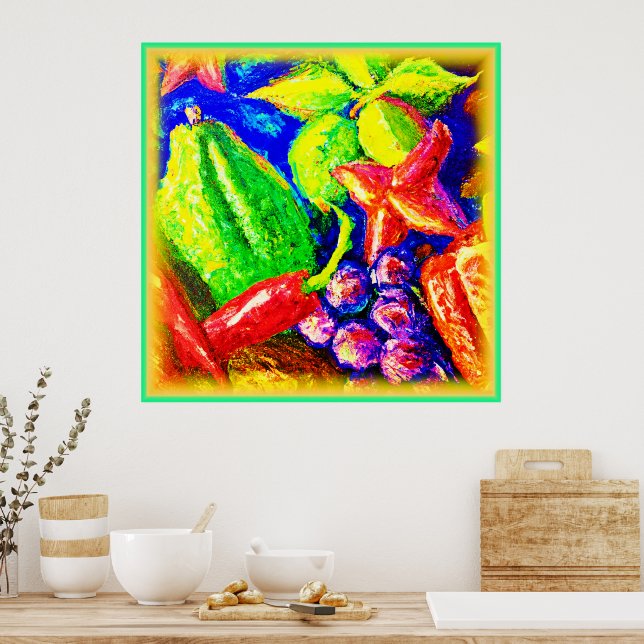 Beautifil And Fruitful Stars. Buy Now Poster (Kitchen)