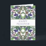 Beautifu Happy Passover Star of David Holiday Card<br><div class="desc">Decorative "Happy Pesach" greeting card with Star of David on the inside. You can customize the greeting on the front and the message on the inside of the card.</div>