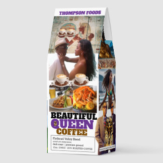 BEAUTIFU QUEEN L , 12oz Bag, Dark Roast, Flath Roasted Coffee