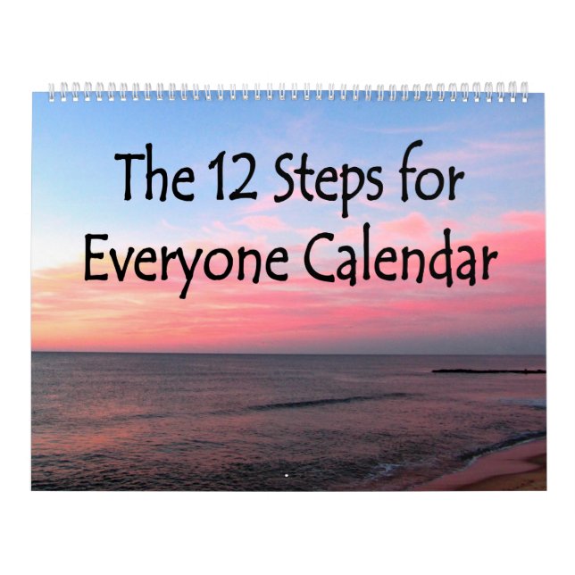 BEAUTIFUL 12 STEP RECOVERY CALENDAR (Cover)
