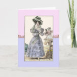 Beautiful 18th Century Women in Hats Birthday Card