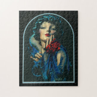 beautiful 1920s woman jigsaw puzzle