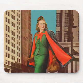 beautiful 1940s uptown girl mouse pad