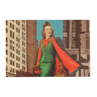 beautiful 1940s uptown girl placemat