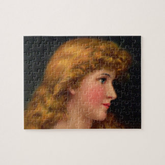 beautiful 19th century woman jigsaw puzzle