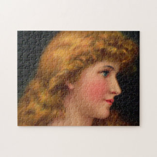 beautiful 19th century woman jigsaw puzzle