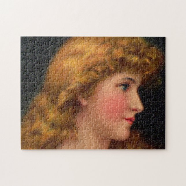 beautiful 19th century woman jigsaw puzzle (Horizontal)