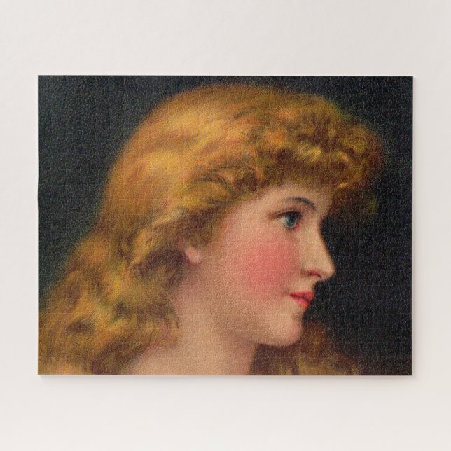 beautiful 19th century woman jigsaw puzzle (Horizontal)