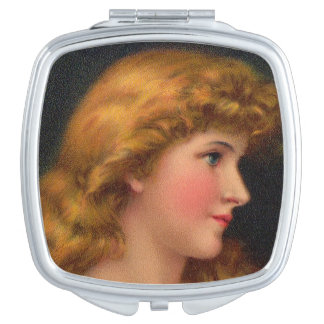 beautiful 19th century woman mirror for makeup