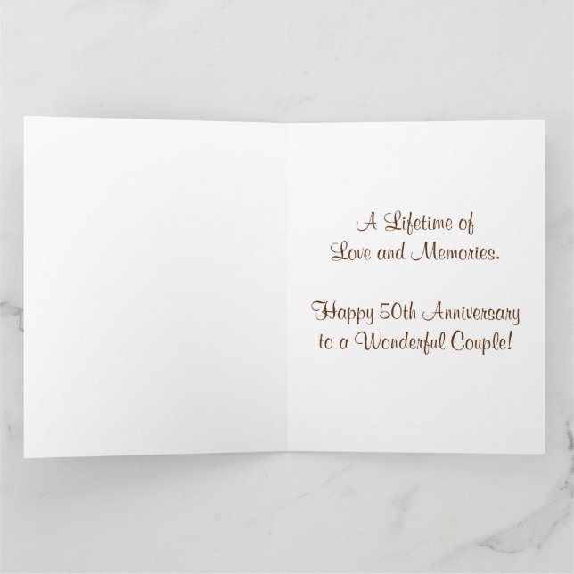 Doodlecards Wfe Golden 50th Weddng Annversary Card Champagne Bucket - View #12