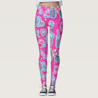 Beautiful 80s Leggings Design Pattern