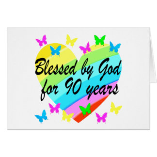 Christian 90th Birthday Cards | Zazzle