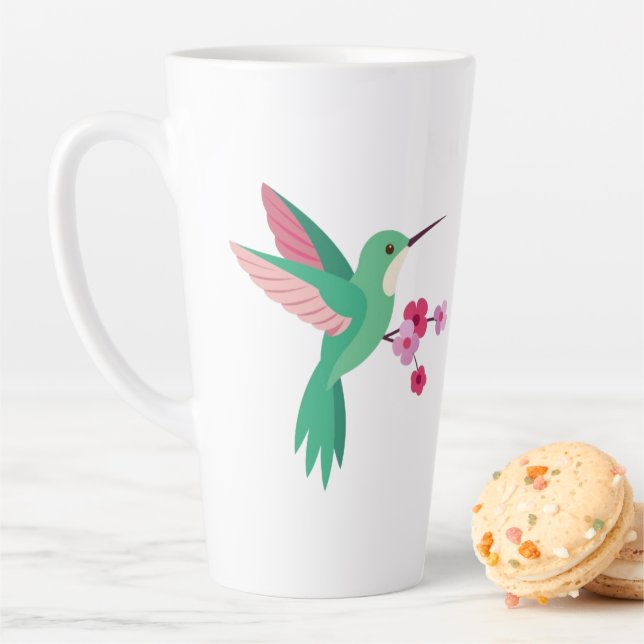 Beautiful a Hummingbird Mugs&Cups Latte Mug (In Situ)