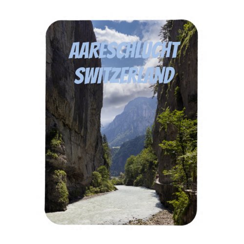 Beautiful Aare Gorge Switzerland Magnet