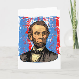 Beautiful Abraham Lincoln Portrait Card