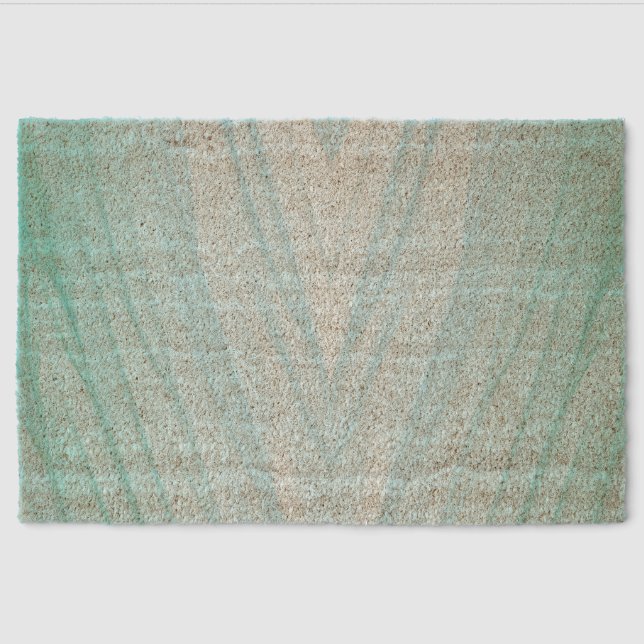 Beautiful abstract art fiber doormat (Front)