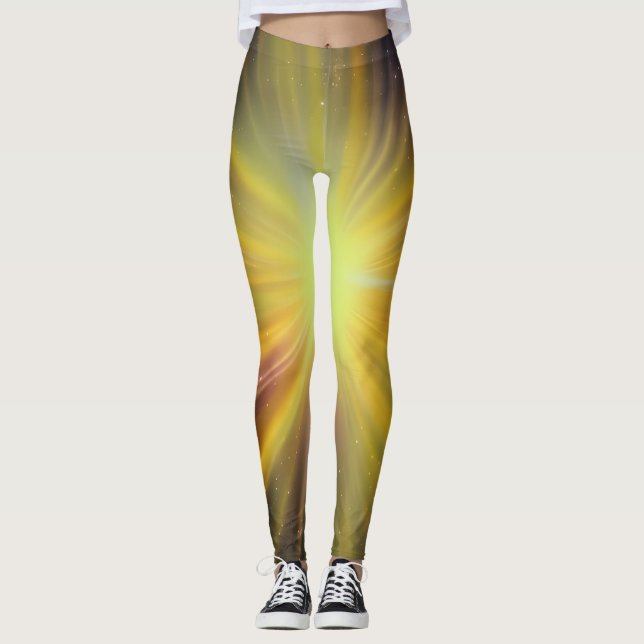 Beautiful Abstract Art Leggings (Front)