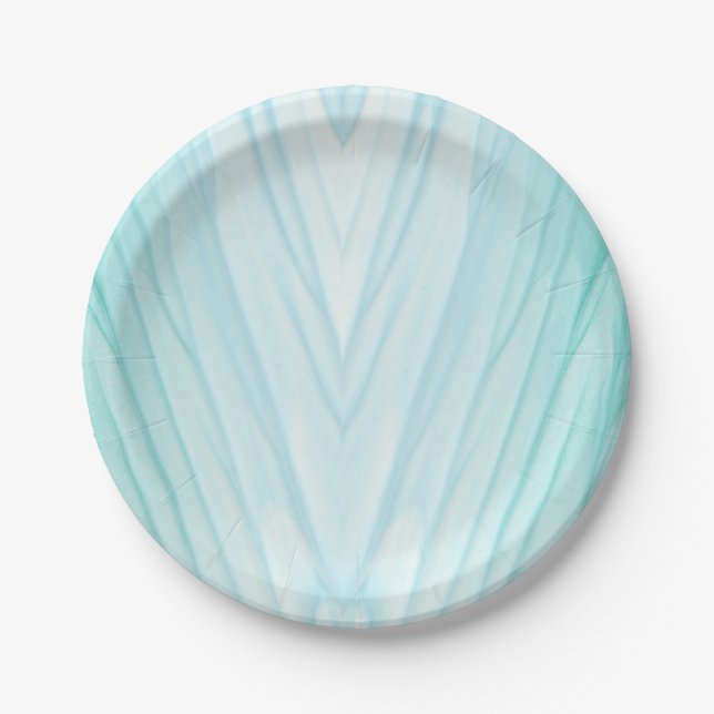 Beautiful abstract art paper plates (Front)
