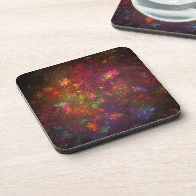 Beautiful abstract beverage coaster (Left Side)