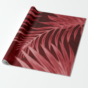 Beautiful abstract color pink and red flowers on b wrapping paper